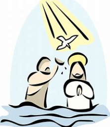Sunday School lessons about Jesus' baptism