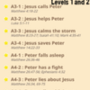 Jesus and Peter Bible stories