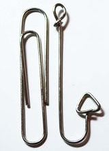 Paper clips as fish hooks-2