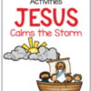 Preschool activity sheet for Jesus Calms the Storm