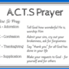 ACTS Prayer