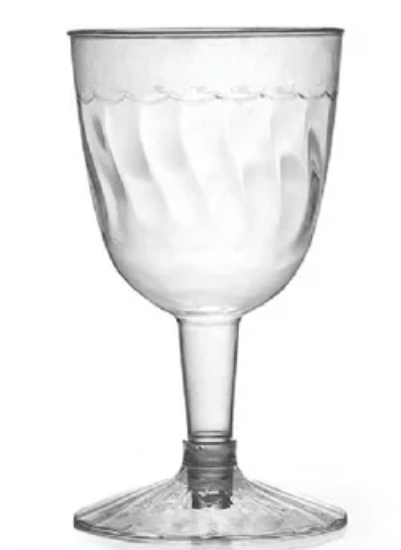 Plastic chalice for Last Supper
