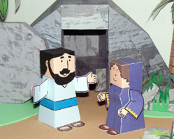Bible Paper Toys - empty tomb