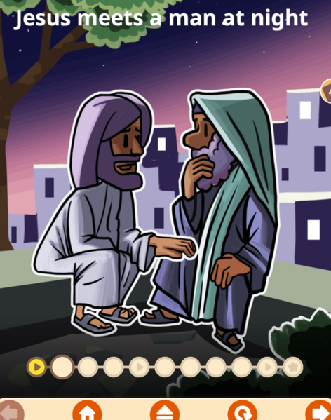 Jesus and Nicodemus in John 3