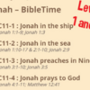 Jonah story menu