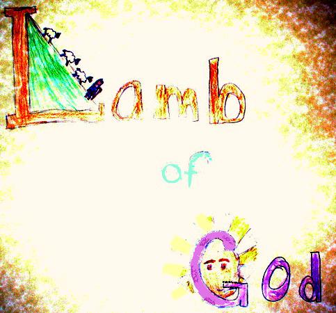 lamb of God illuminated student art sample