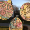 translucent stained glass with kids