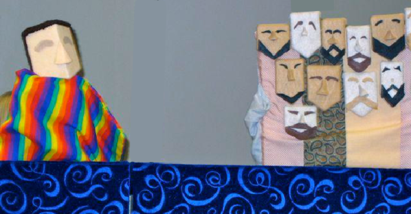 Joseph and his brothers (a group puppet)