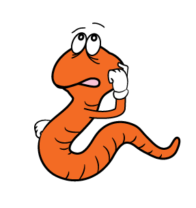 Wormy, the Rotation.org Mascot