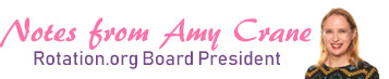 Notes from Amy Crane, our Board President