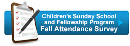 Sunday School Attendance Fall 2021