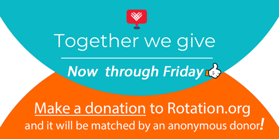 Make a Donation to the Rotation.org Fund Now