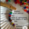Psalm 23 Bracelets: Made bracelets with the kids where each bead represents part of the story. Sent to me by one of our leaders who taught the lesson!