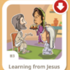 The story of Mary and Martha with Jesus in Luke 10