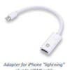 Adapter iPhone "lightning" plug to HDMI cable