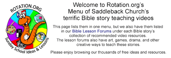 Animated Bible videos for children and Sunday School from Saddleback Kids