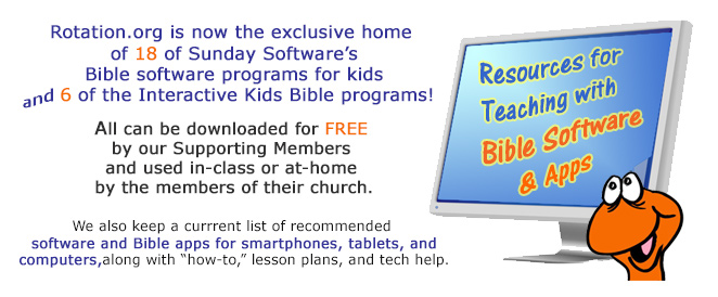 Bible software and apps for children