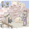 Nehemiah rebuilds the wall - illustration