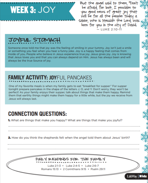 Printable Advent Guide for Families