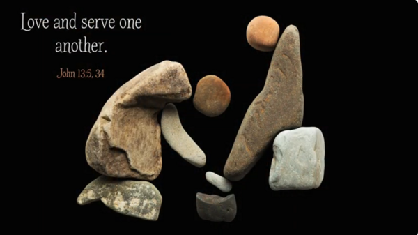 Love.and.serve.one.another.Rocks.Tell.Stories