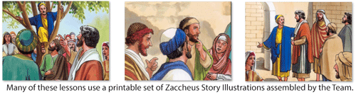 Zaccheus Story Cards