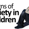 Signs of anxiety in children