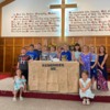 Communion Table Cloth created by kids