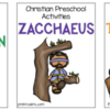 Bible story printables for preschoolers