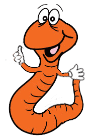 Wormy gives a thumbs up