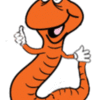 Wormy gives a thumbs up