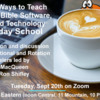 September Zoom event on using computers