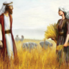 Ruth and Boaz meet