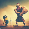 David and Goliath as Minions